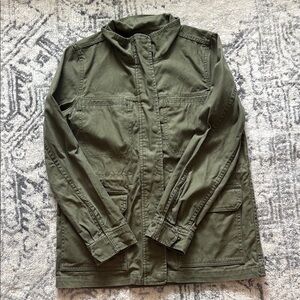Olive Green Madewell Utility Jacket
